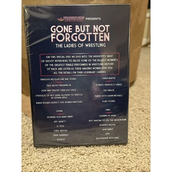 Gone But Not Forgotten: The Ladies of Wrestling DVD OOP 2021 Chyna Luna Vachon - Picture 2 of 2